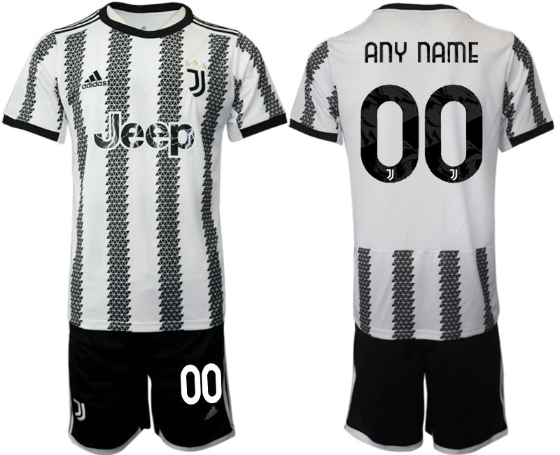 Men 2022-2023 Club Juventus FC home white customized Soccer Jersey->borussia dortmund jersey->Soccer Club Jersey